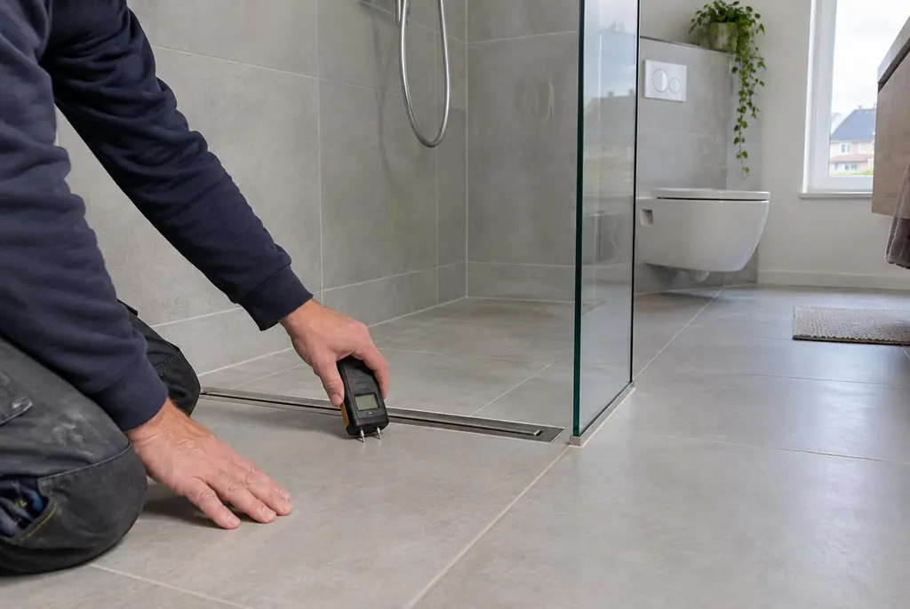 Lekdetectie Papendrecht – badkamer in een nieuwbouwwoning