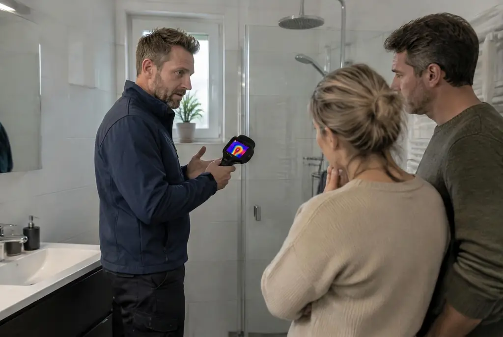 Lekdetectie Papendrecht – specialist legt bevindingen uit aan bewoner